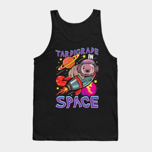 Tardigrade In Space Water Bear Astronaut Space Tank Top